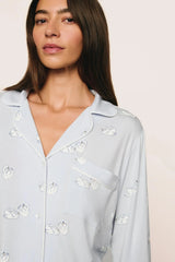 Gisele Printed TENCEL  Modal Long PJ Set