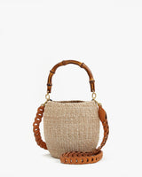 [Clare V.] Pot de Miel W/ Bamboo Handle - Cream