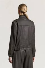 Pure wool and flannel gabardine jacket