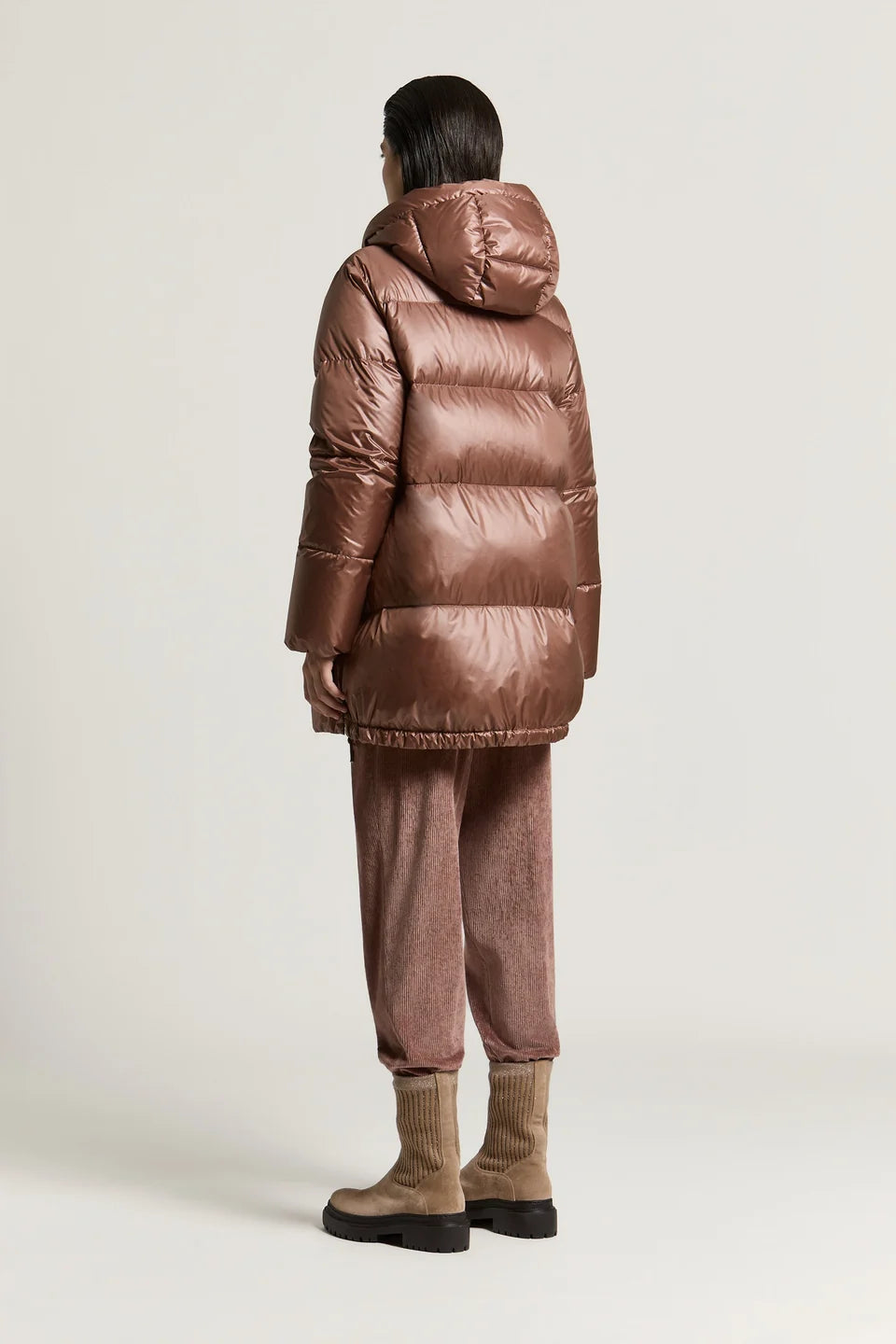 Goose down jacket in WR technical fabric