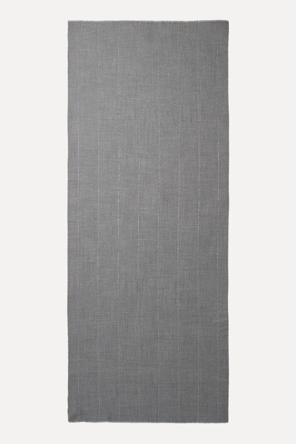 Pure virgin wool stole with Punto Luce detailing