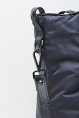 [Peserico] Multimaterial Shopping Bag Nylon - Space Blue