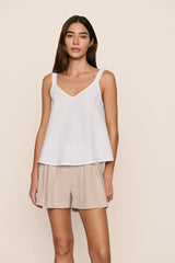 Linen Blend Relaxed Short