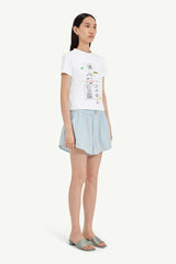 Stamp print T-shirt