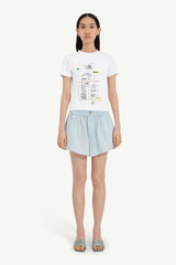 Stamp print T-shirt
