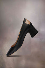 [M. MARGIELA] Four Stitches Décortiqué Pumps -  BLACK