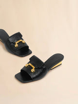 [Marni] Leather Trunkaroo Sandal - Black