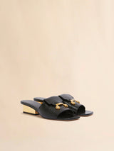 [Marni] Leather Trunkaroo Sandal - Black