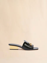 [Marni] Leather Trunkaroo Sandal - Black