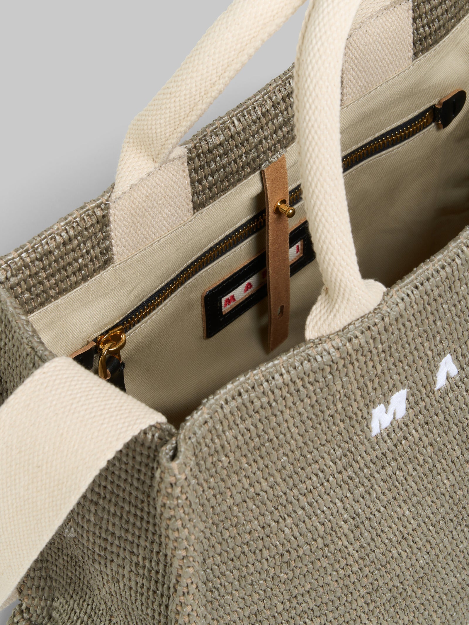MARNI] Raffia Effect Small Tote – Etude Boutique
