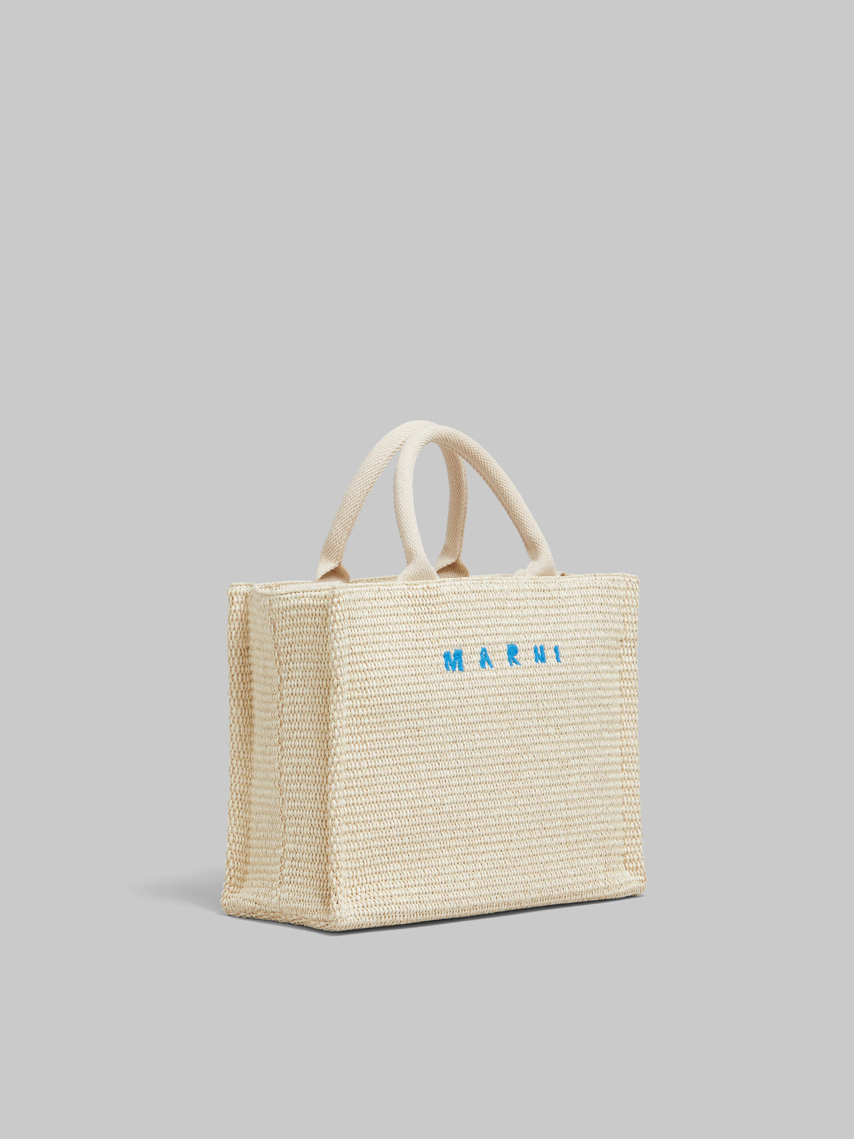 Raffia Effect Small Tote