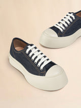 [MARNI] PABLO LACE UP SNEAKER - BLUE DENIM