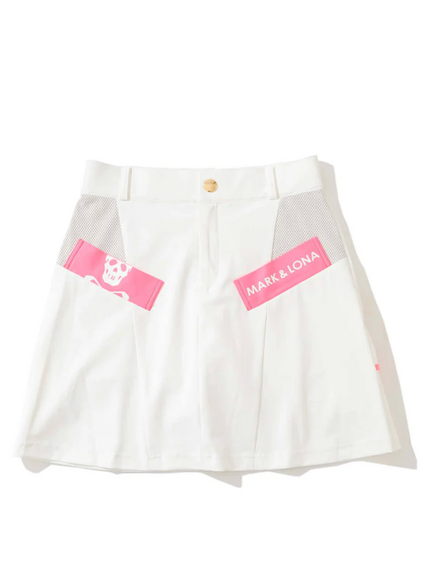 [MARK&LONA] Pave Frilled Back Skirt
