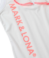 [MARK&LONA]  Catalina Sleeveless Polo  - WHITE