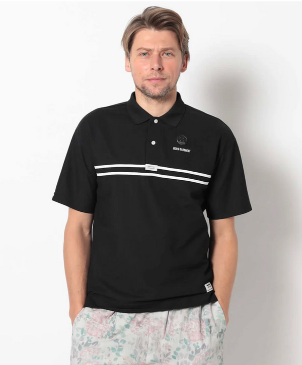 [MARK & LONA] MEN | SCORE POLO - BLACK