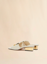 [Marni] Leather Trunkaroo Sandal - Limestone