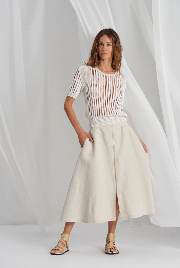 [Tricot Chic] Camicetta - Light Beige