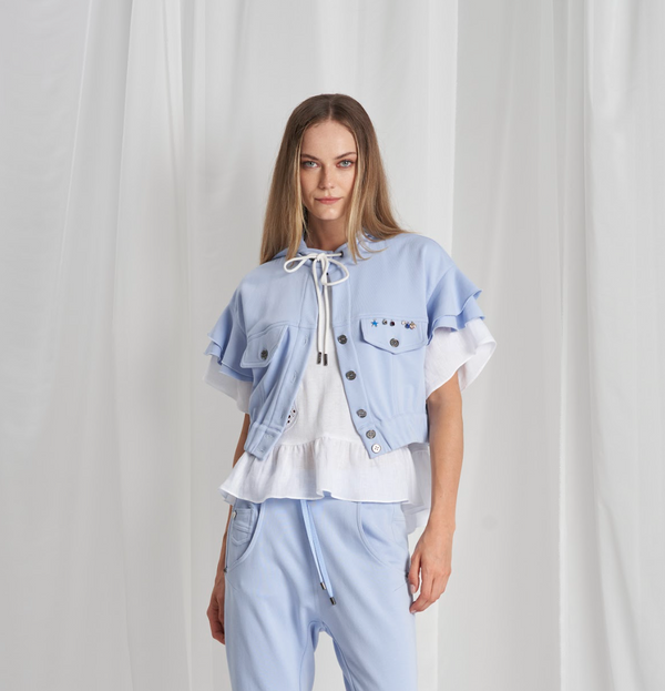 [Tricot Chic] Giubbino - Light Blue