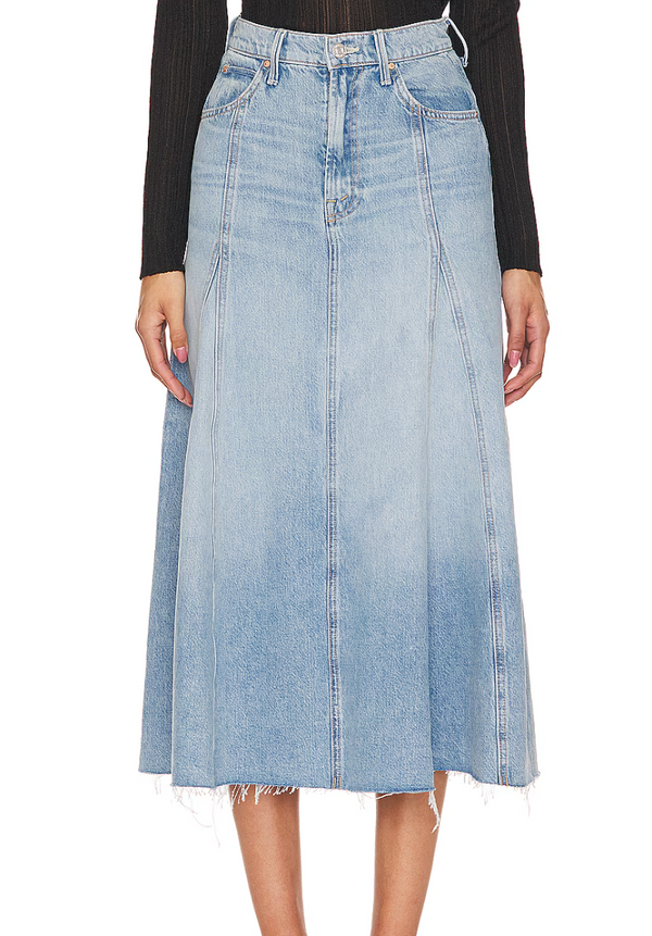 [MOTHER] The Full Swing Midi Skirt - I'm With The Band Color