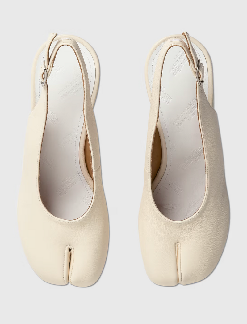 [M. MARGIELA] TABI SLINGBACK - WHITE
