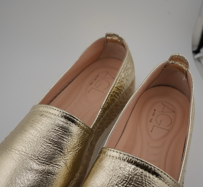 [AGL] ROPE LOAFER - PLATINO