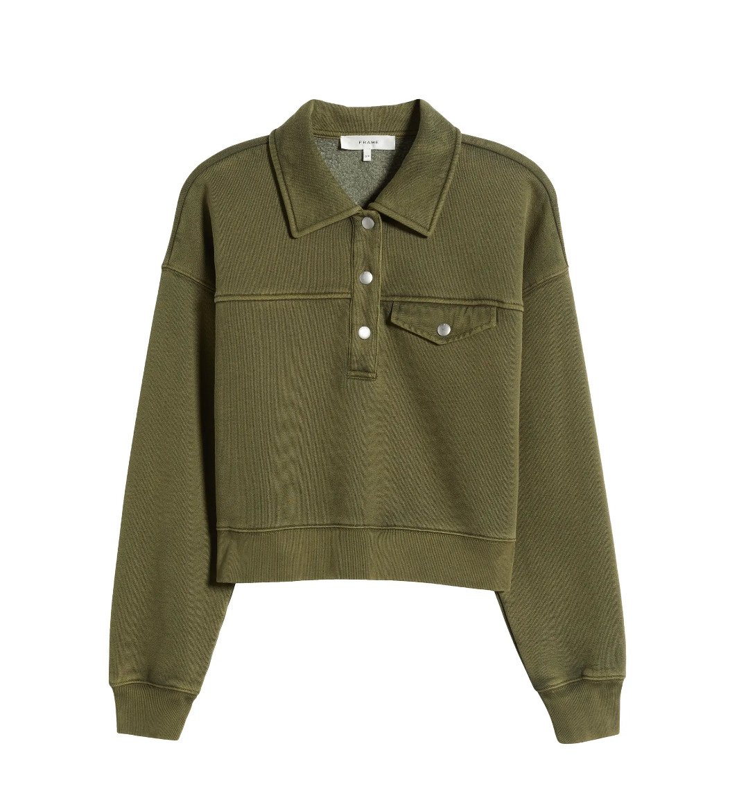Polo Henley Sweatshirt - Surplus