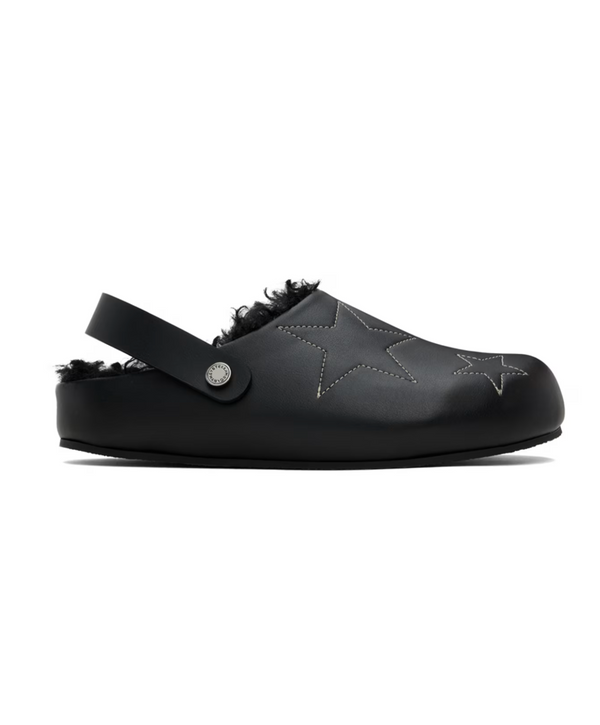 [S.McCARTNEY] ELYSE ALTER SPORTY MAT MULES/ CLOGS - BLACK