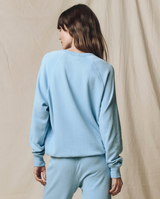 [The Great] The College Sweatshirt - Vista Blue