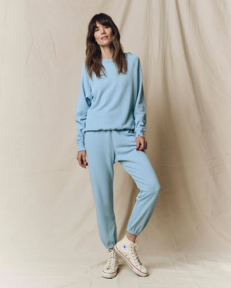 [The Great] The College Sweatshirt - Vista Blue