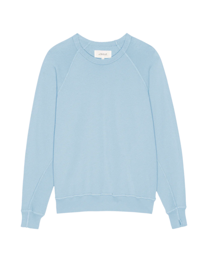 [The Great] The College Sweatshirt - Vista Blue