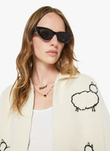 The Crop Raquette Cardigan