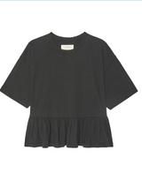 The Oversized Ruffle Peplum Tee