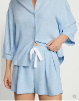 Linen Blend Relaxed Short