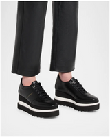 Sneak-Elyse Two-Tone Platform Sneakers
