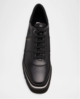 Sneak-Elyse Two-Tone Platform Sneakers