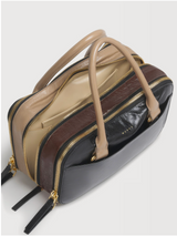 Leather Small Boxyne Bag