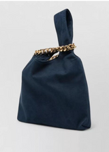 Falabella Satin Wristlet Bag