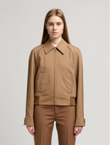 Tropical Wool Bomber Jacket