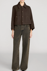 The Wool Mini Swing Jacket
