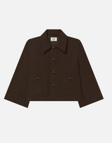 The Wool Mini Swing Jacket