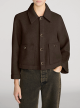 The Wool Mini Swing Jacket