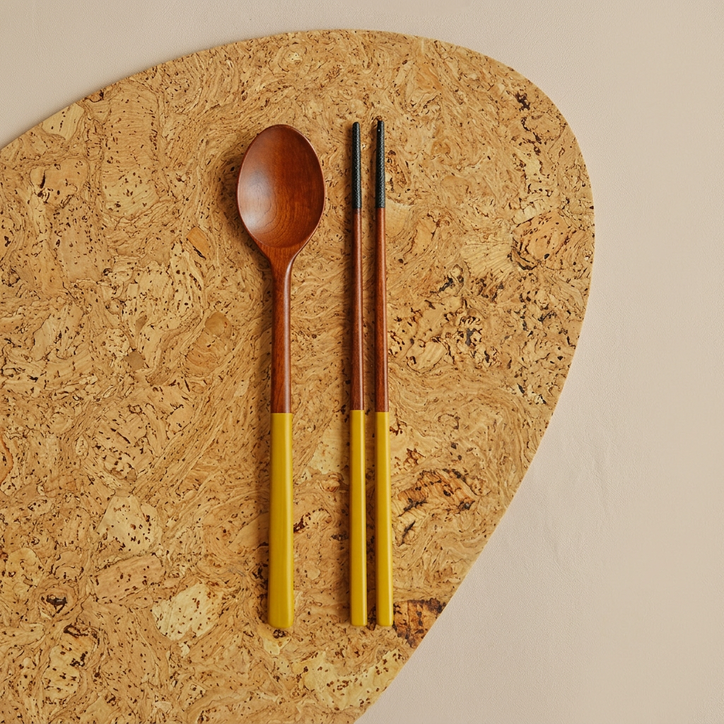 Colored Lacquered Spoon & Chopsticks Set - 놋담 국내제작 컬러 옻칠 수저 1인