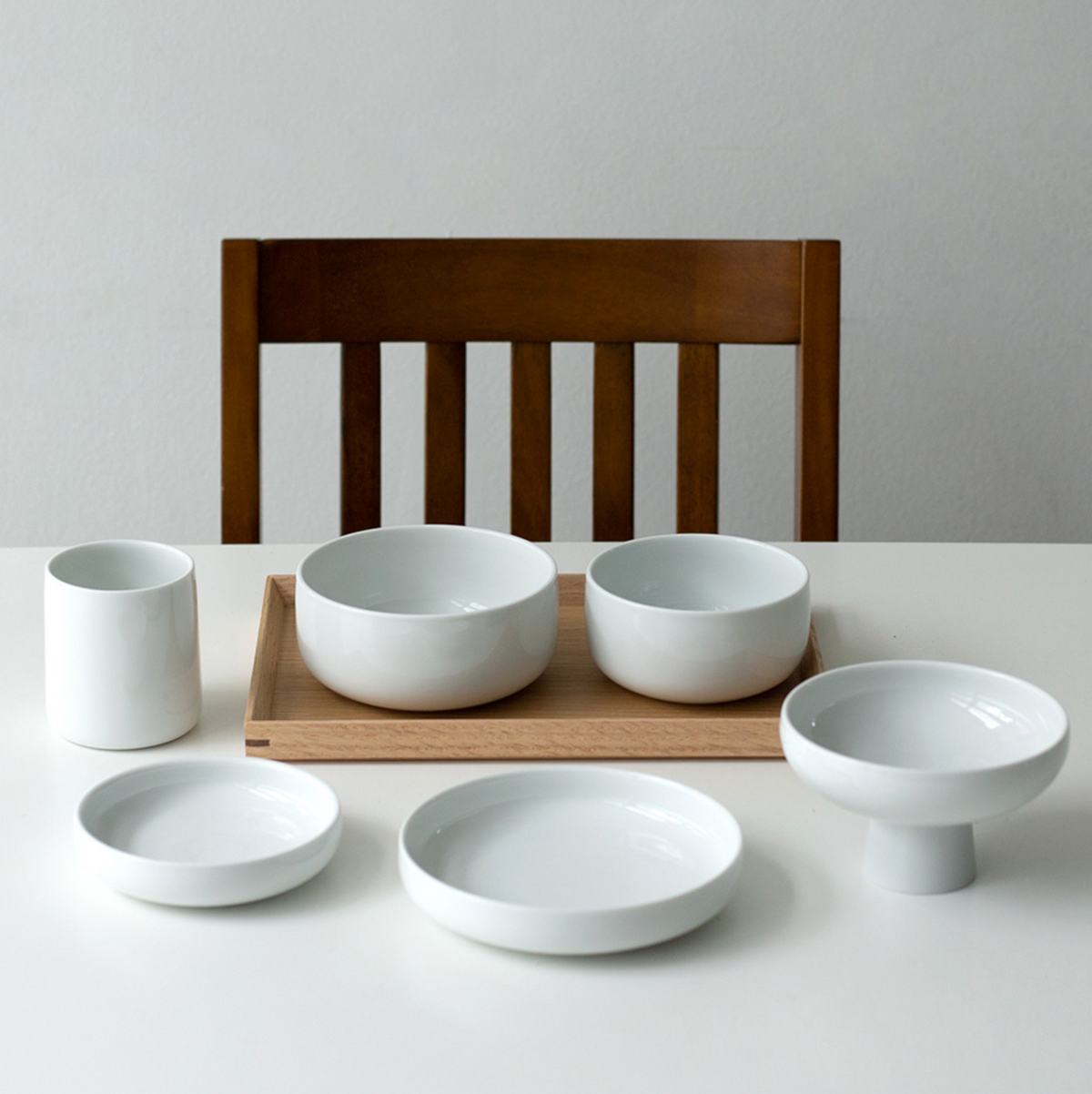 Low Side Dish Bowl Medium - 낮은 찬기 (중)