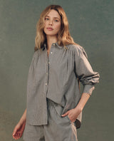 [The Great] The Society Top - Black & White Gingham