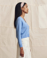The Cashmere Tiny V Neck Cardigan