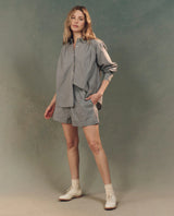 [The Great] The Society Top - Black & White Gingham