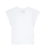 [The Great] The Peak Shoulder Tee - True White