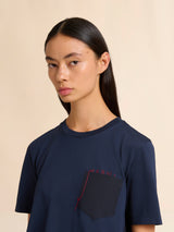 Cotton T-shirt with handstitched Marni logo