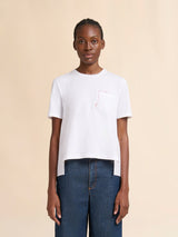 Cotton T-shirt with handstitched Marni logo