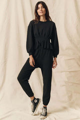 The  Slouchy Corset Sweatshirt